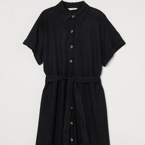 H&M Black Midi Dress